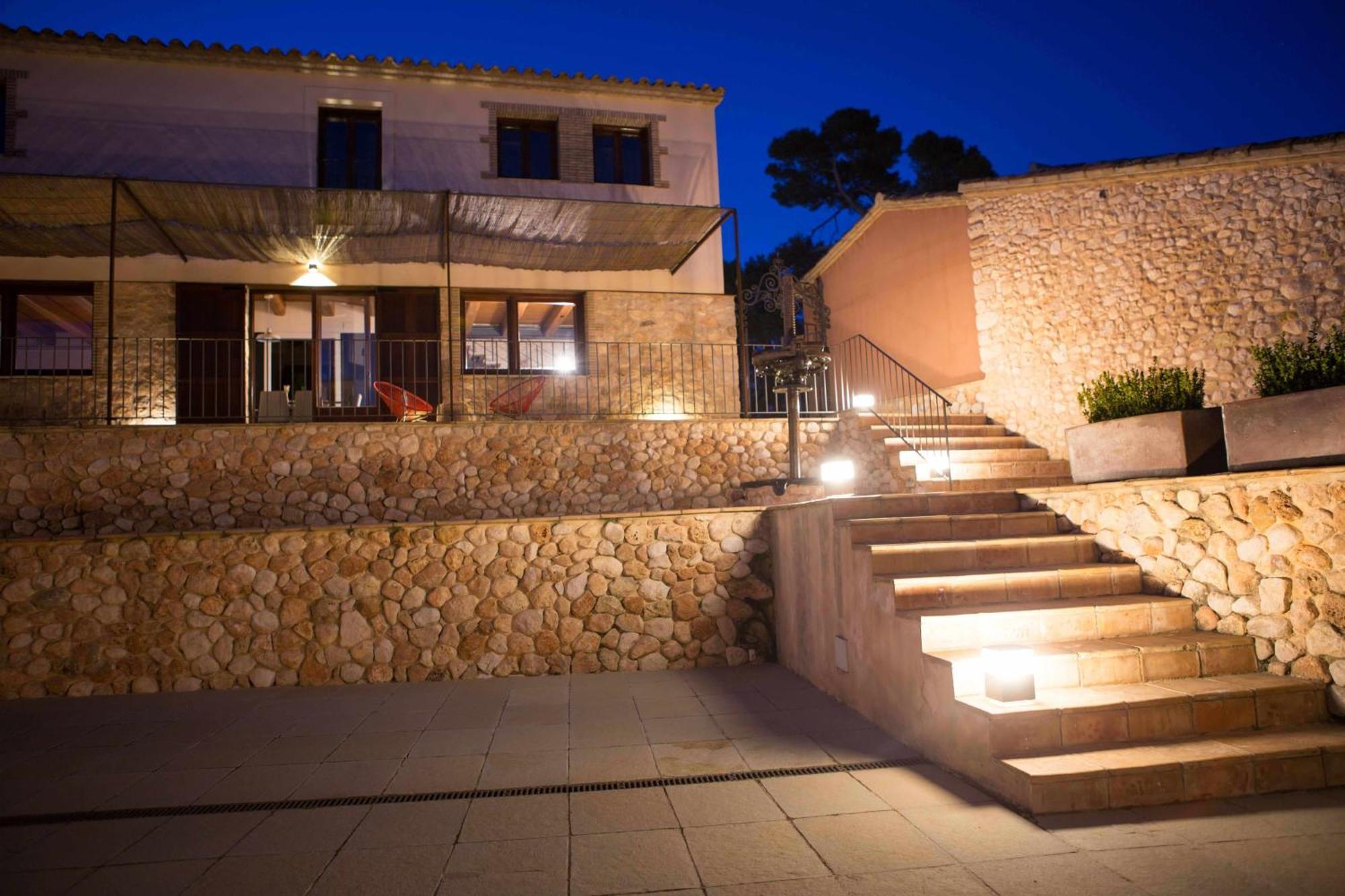 El Pla de Manlleu Casa Rural Masia Les Apieres מראה חיצוני תמונה