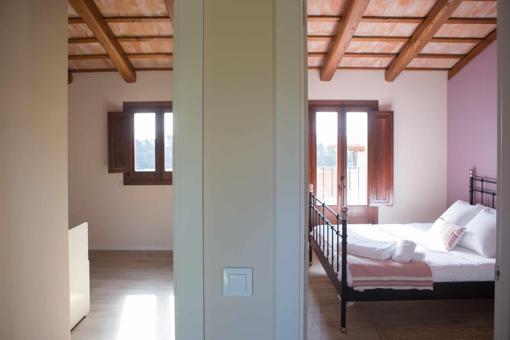 El Pla de Manlleu Casa Rural Masia Les Apieres מראה חיצוני תמונה