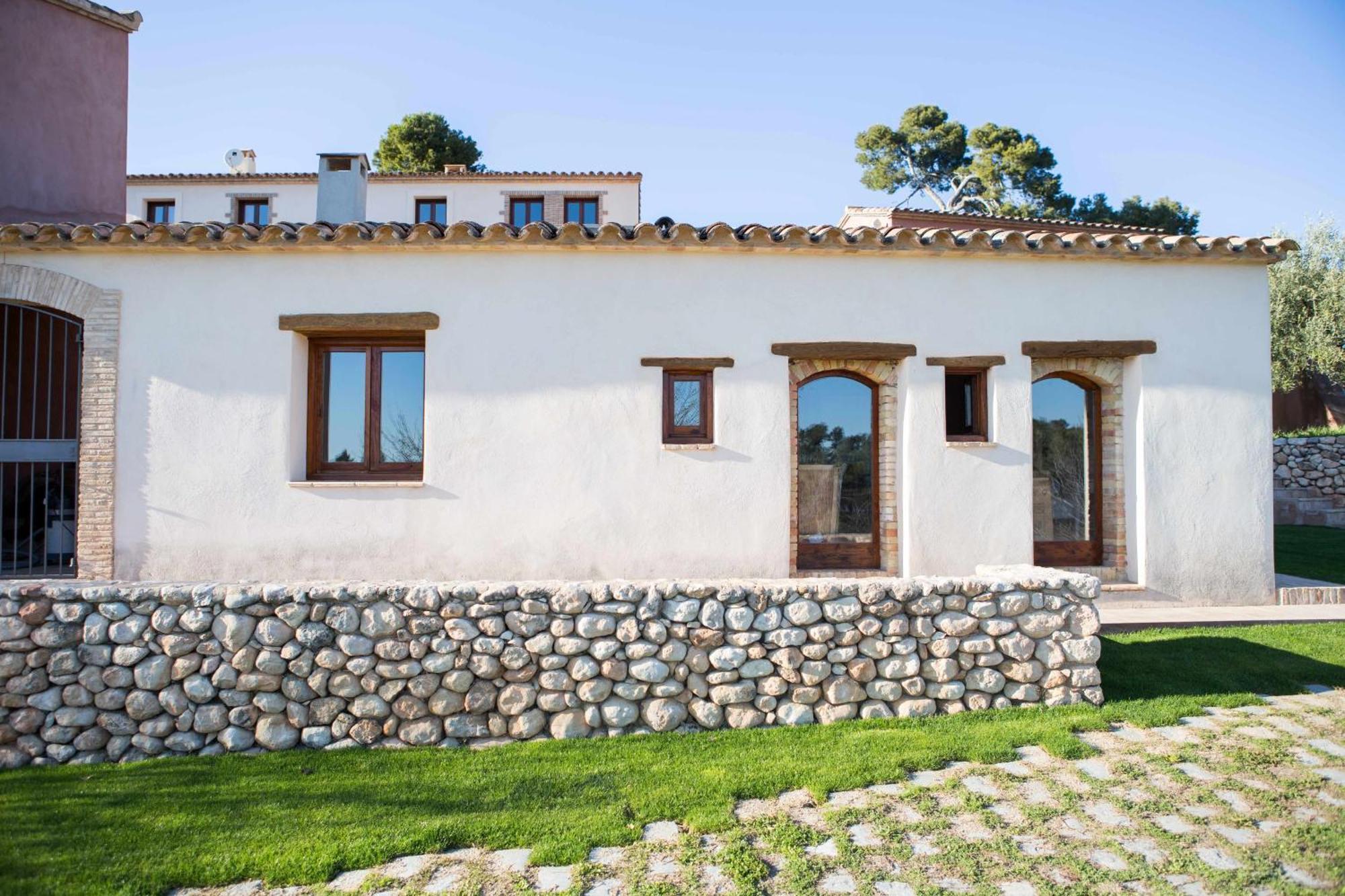 El Pla de Manlleu Casa Rural Masia Les Apieres מראה חיצוני תמונה